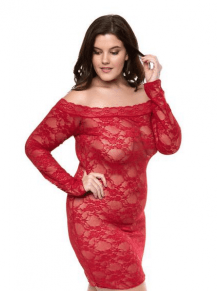 ann summers red lace dress
