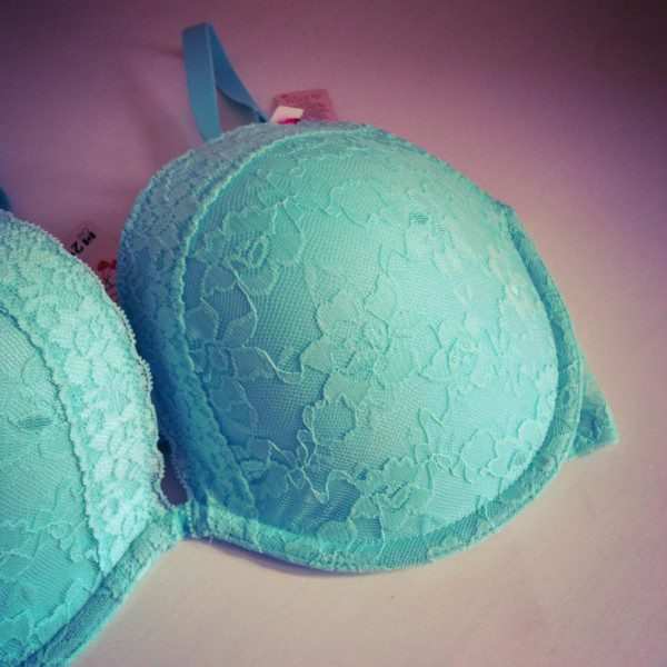 Buy La Senza Lace Detail Plunge Bra In Teal