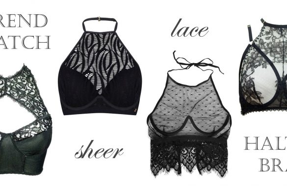 Trend Watch: 15 Lace, High-Neckline Halter Bras