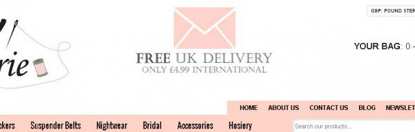 The Esty boutique has shipping costs front and centre on the home page – you really cannot miss them!