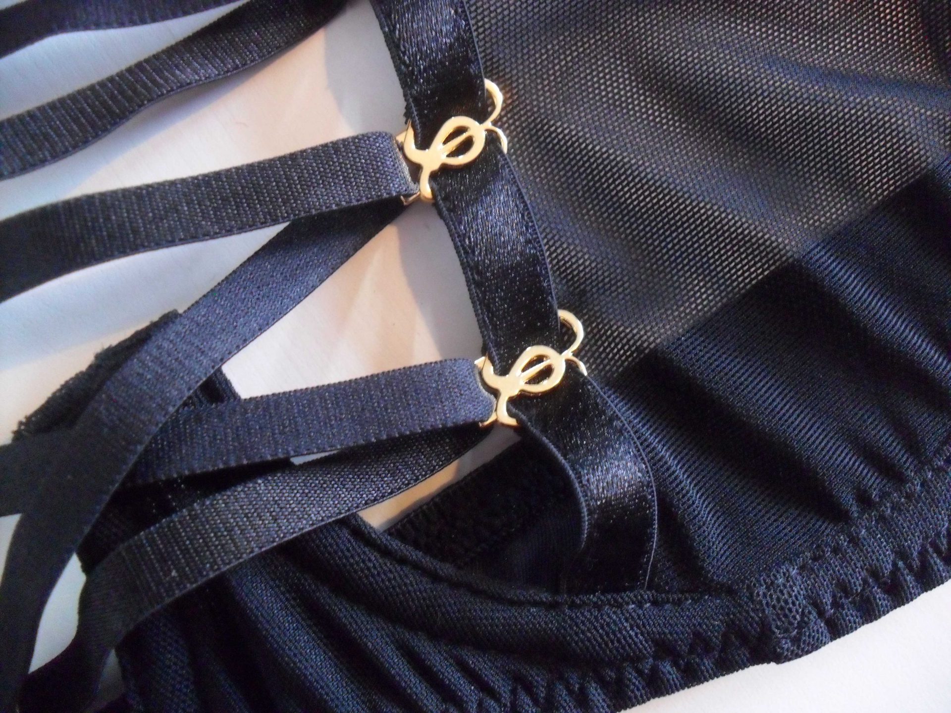 Odonata Plunge Bra Midnight Blue  Coco De Mer London - Rude To Stare