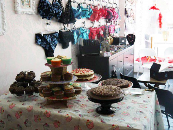 Cake - not something an online lingerie boutique can offer! (Image: Curvature Boutique)