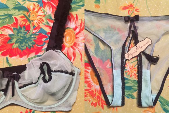Lingerie Review: Playful Promises Miranda Peep-Hole Bra & Ouvert Brief