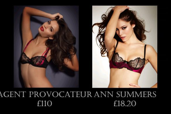 Splurge or Save? Agent Provocateur vs. Ann Summers Fuchsia Silk and Black Lace Bra