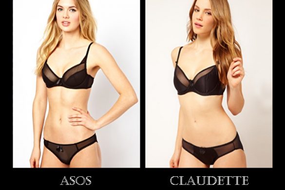 Splurge or Save? Claudette vs. ASOS Black Bra Set