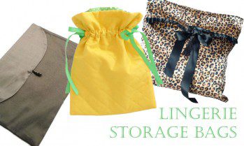 15 Gorgeous, Handmade Lingerie Storage Bags