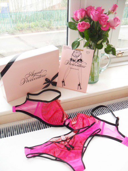 Lingerie Review: Agent Provocateur Megan Bra Set & Dark Pink