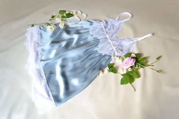 blue-silk-nightie-with-lace