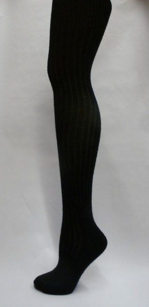 Ribbed Wool Stockings