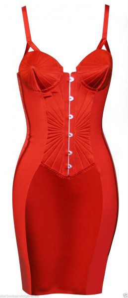 la-perla-jean-paul-gaultier-red-cone-dress-corset-258x600