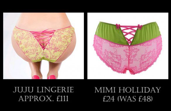 Splurge or Save? Juju Lingerie vs. Mimi Holliday Pink & Green Knickers