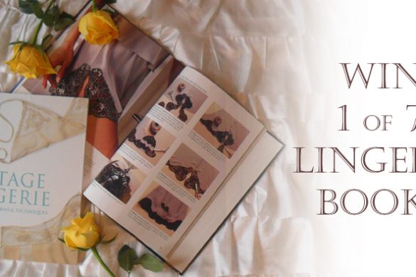 [Ended] 500th Blog Post Celebration – I’m Giving Away 7 Lingerie Books!