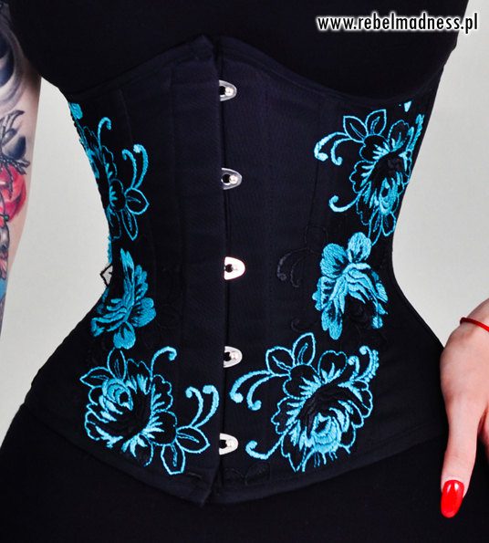 Out From Under Modern Love Corset In Turquoise | ModeSens