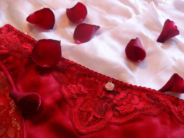 Fleur Silk & Lace Brazilian Knickers, Rosie