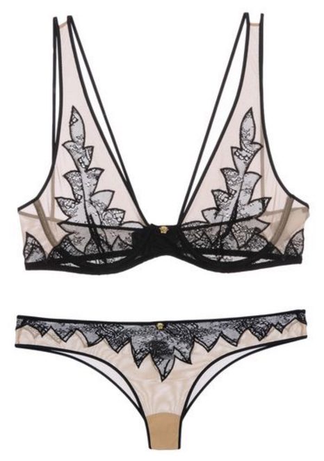 Starry Night Ouvert Demi Cup Bra - Mimi Holliday