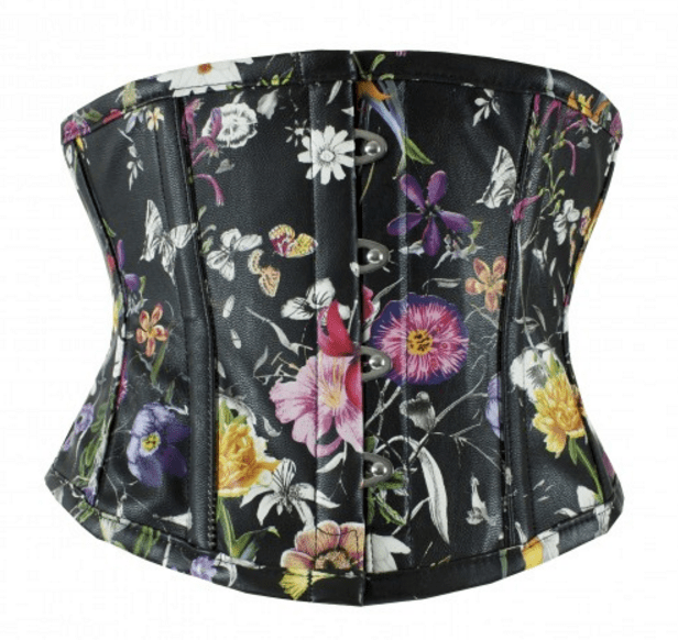 Conical Floral Underbust Corset – Violet Vixen