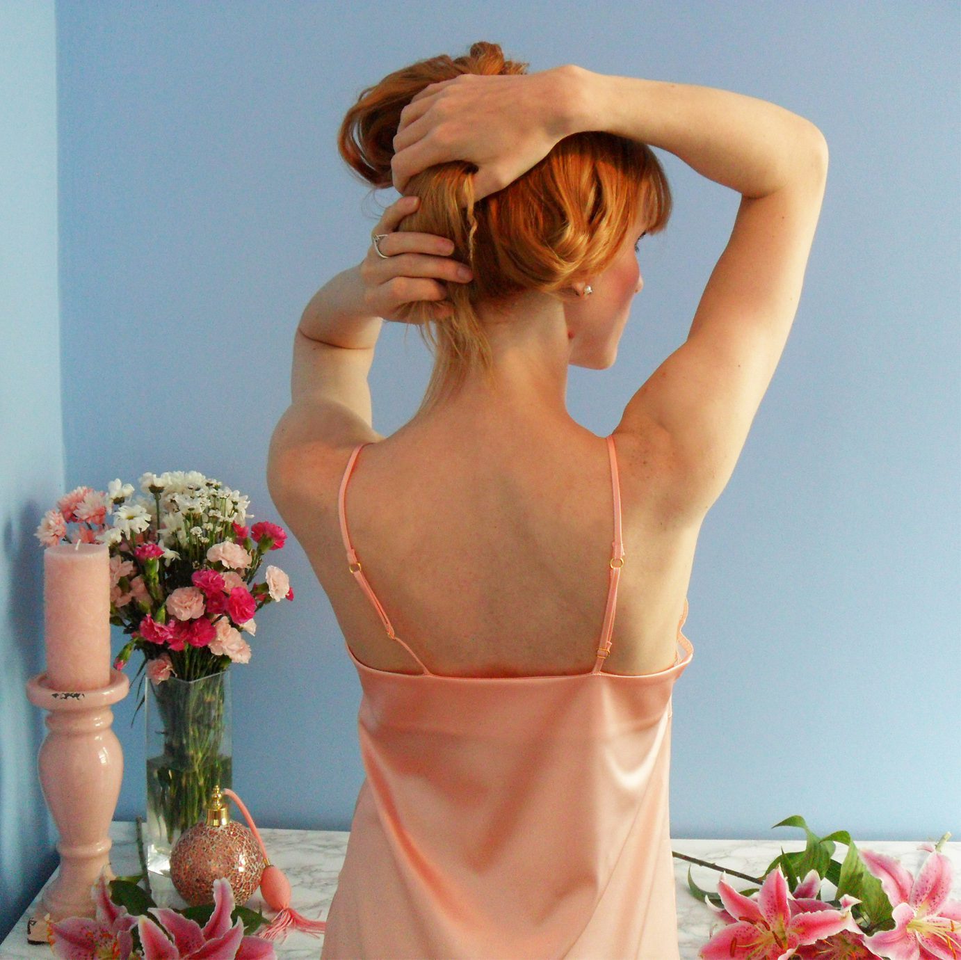 Sulis Silks on X: Our Gabrielle Teddy in Rose #silk is proving