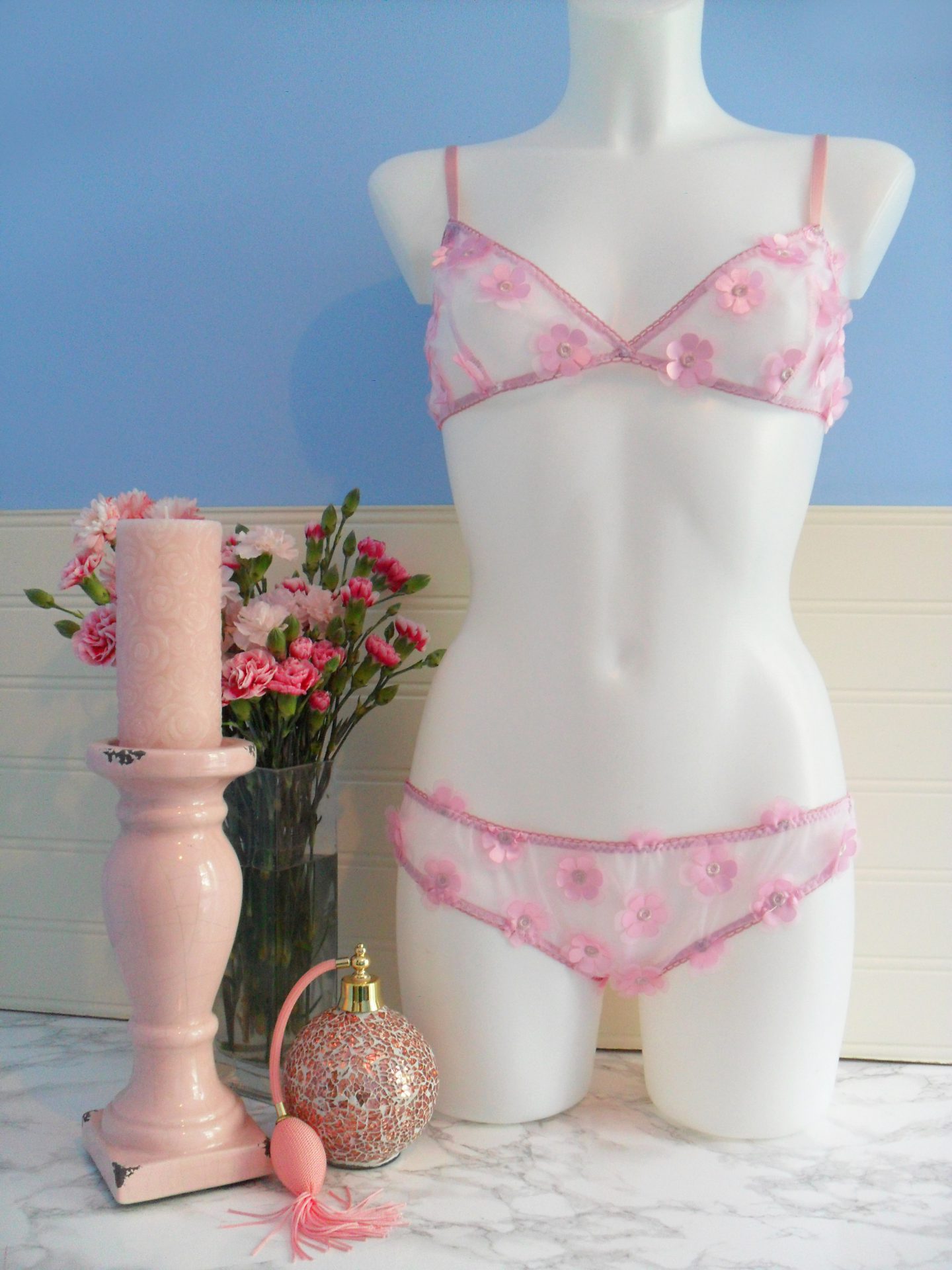 Sakura Pink Silk Bralette – Anekdot