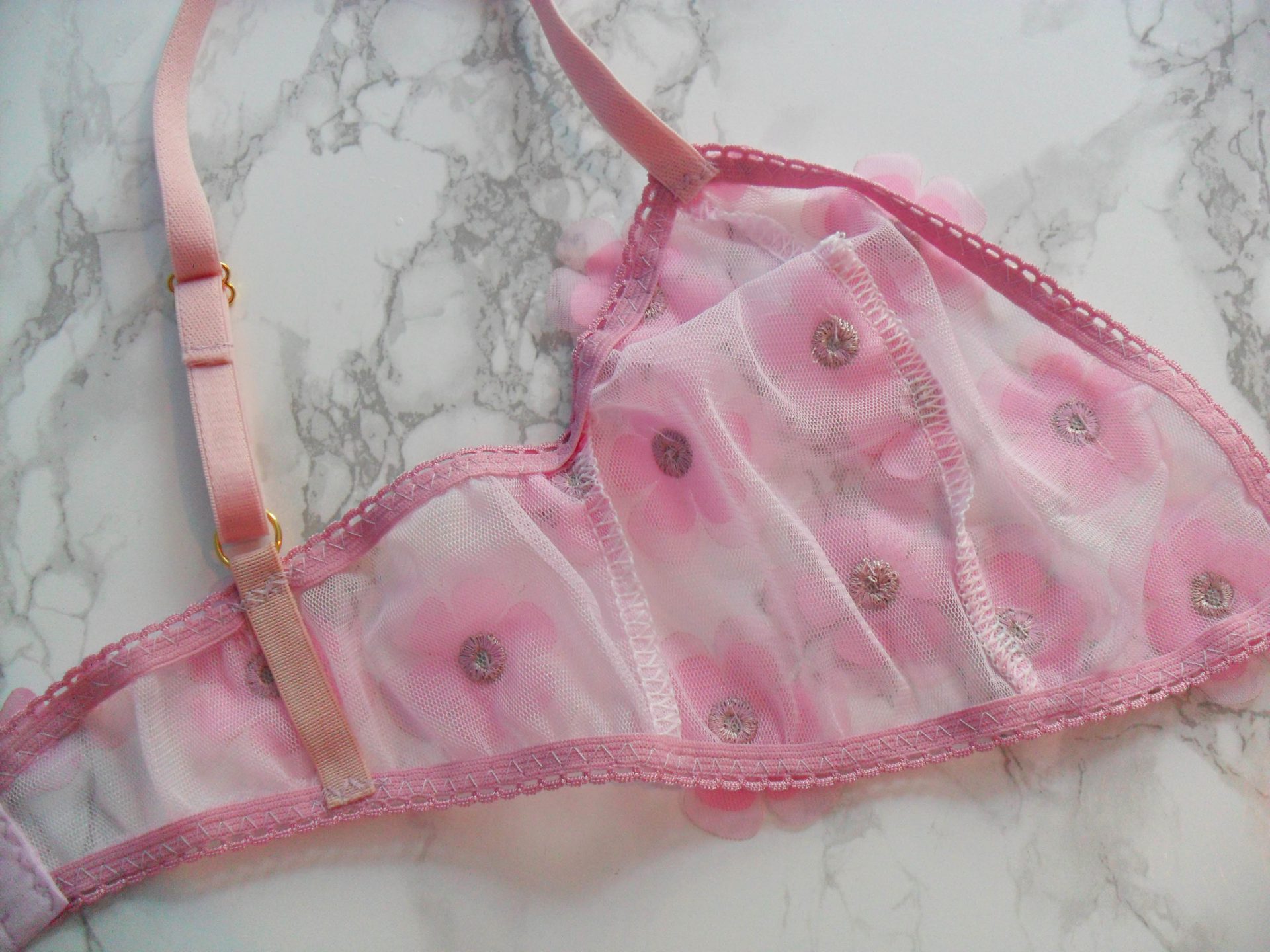 Lingerie Review: Moondust Intimates Sakura Blossom Bralette & Knickers