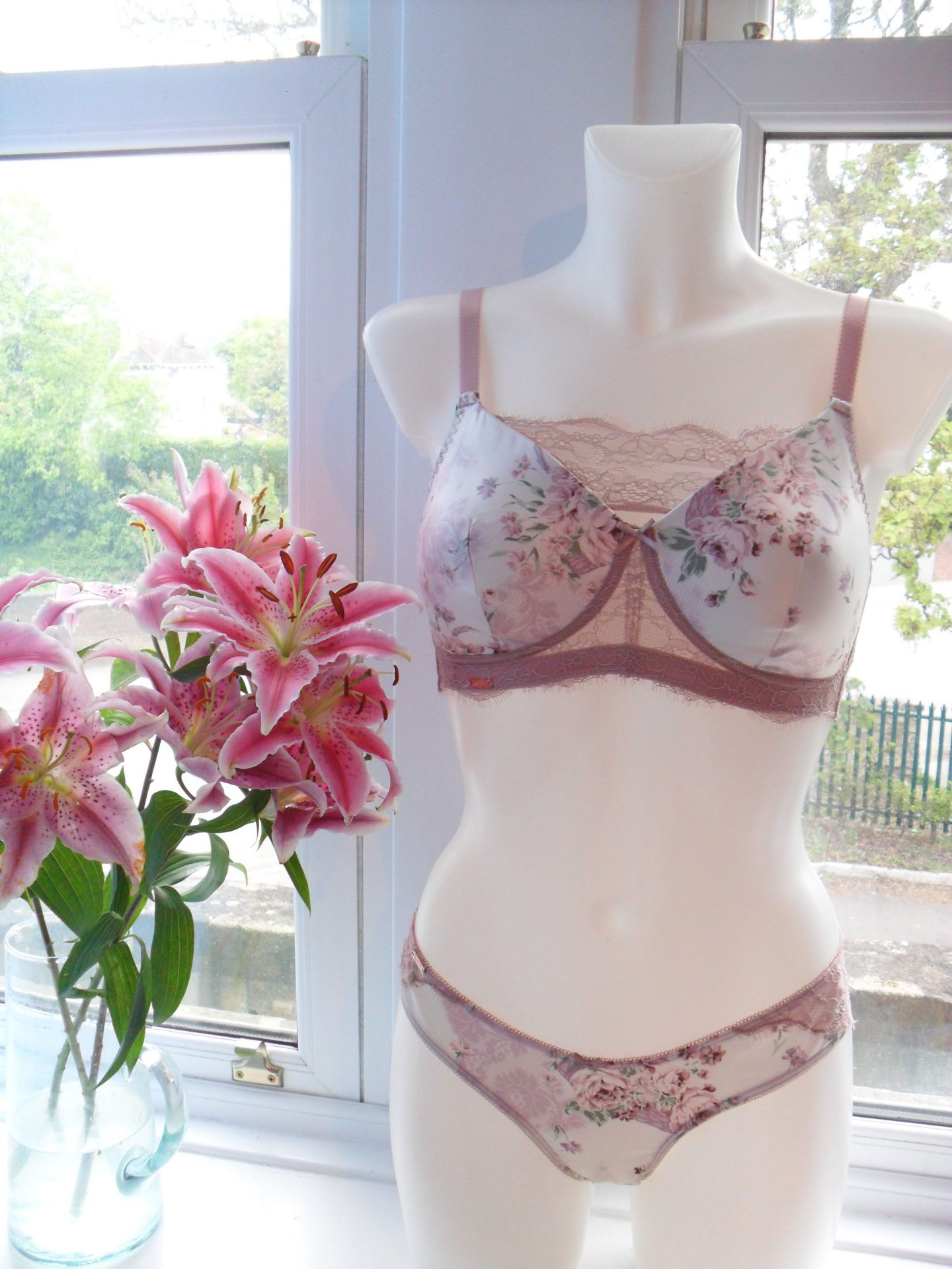 Lingerie Review: Royce English Rose Wire-Free Bra & Brazilian Knickers