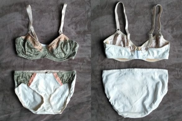 Lingerie Review: Poetic Works Lingerie Tennyson Grey Bra & Brief