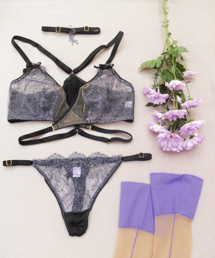 Gaea Velvet Bralette