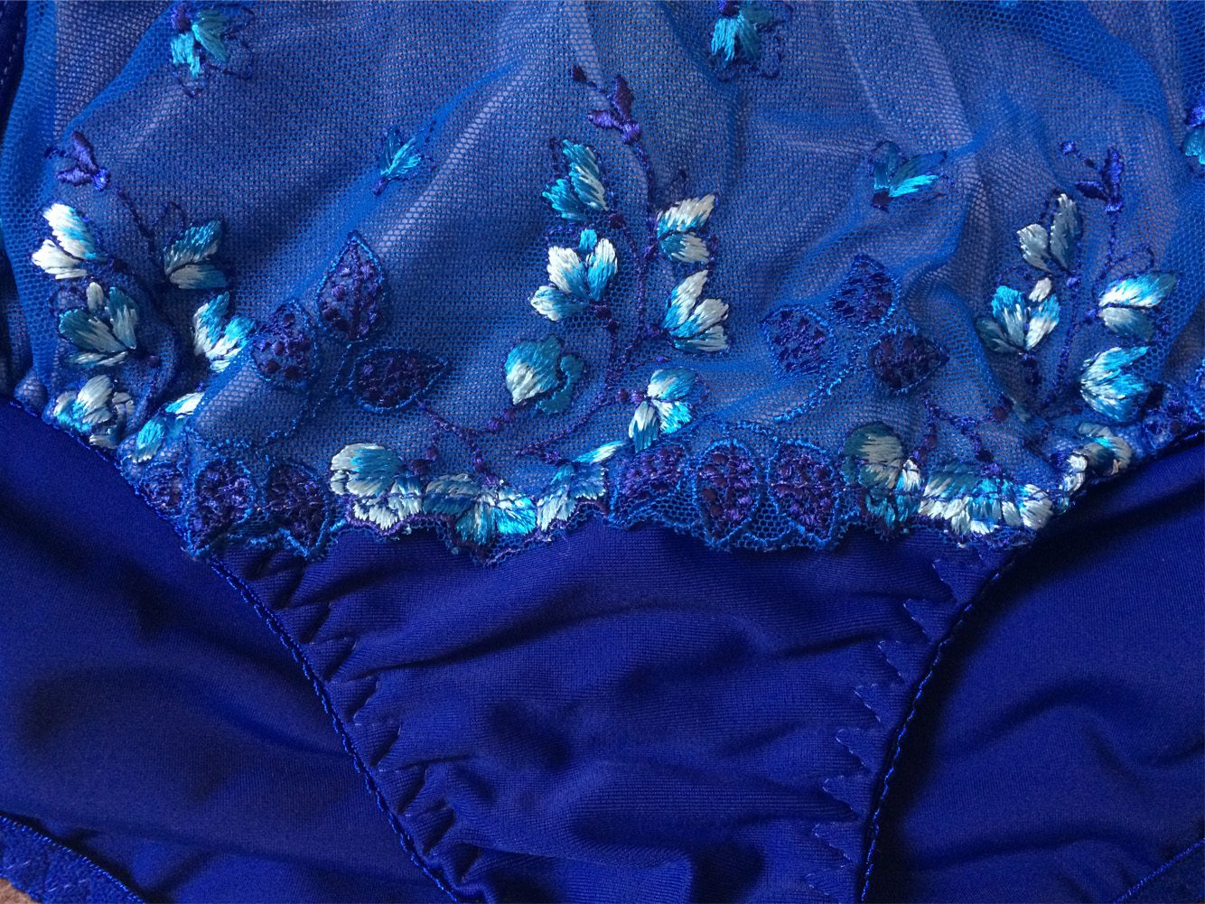 Lingerie Review: Viva Voluptuous Skye Blue Plus Size Bra & Briefs