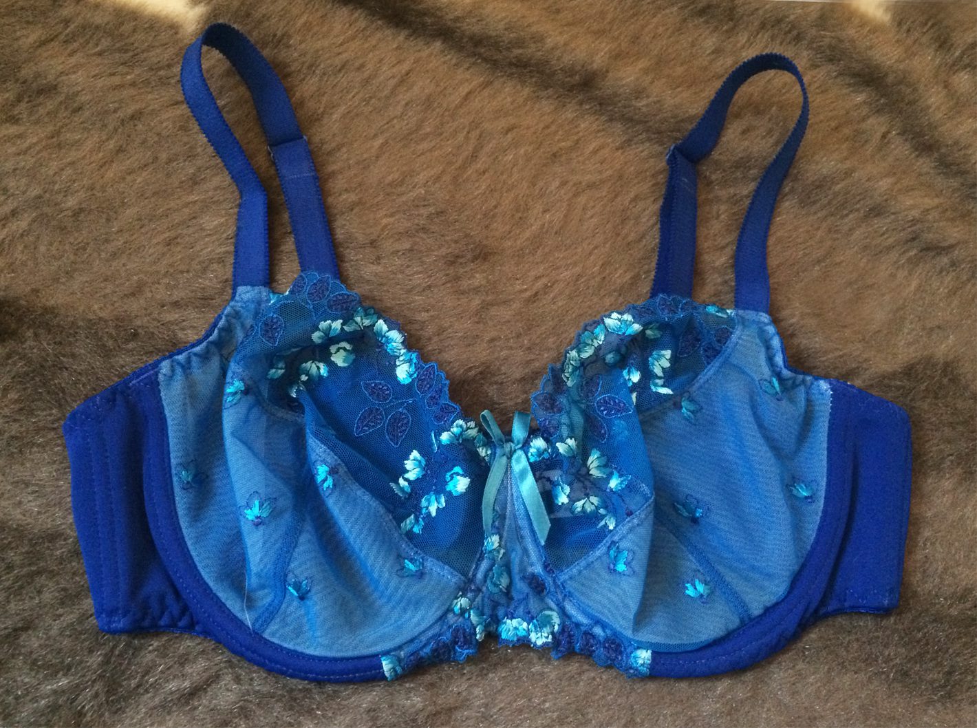 Lingerie Review: Viva Voluptuous Skye Blue Plus Size Bra & Briefs