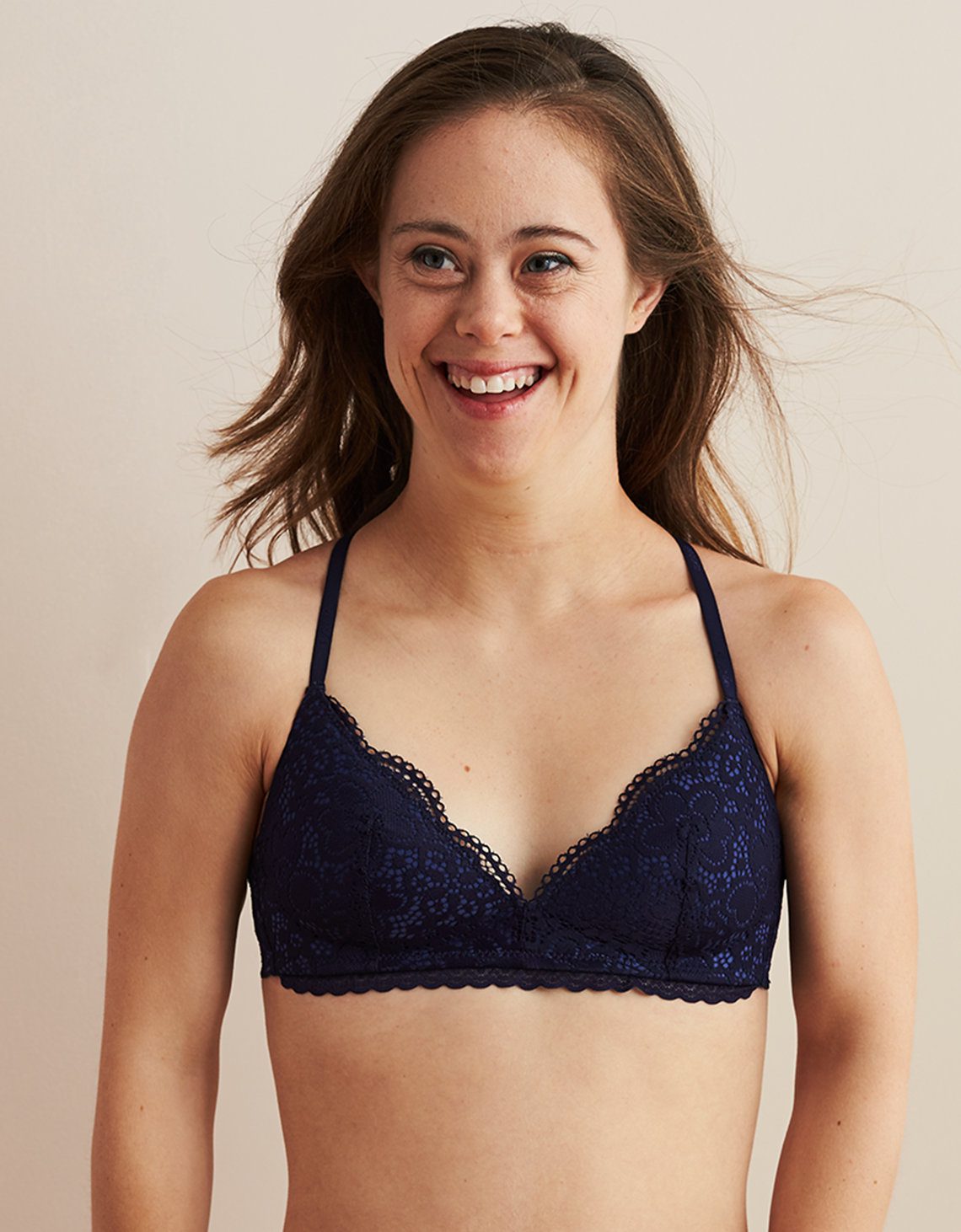 New AERIE American Eagle Real Happy Demi Push Up Bra Medium