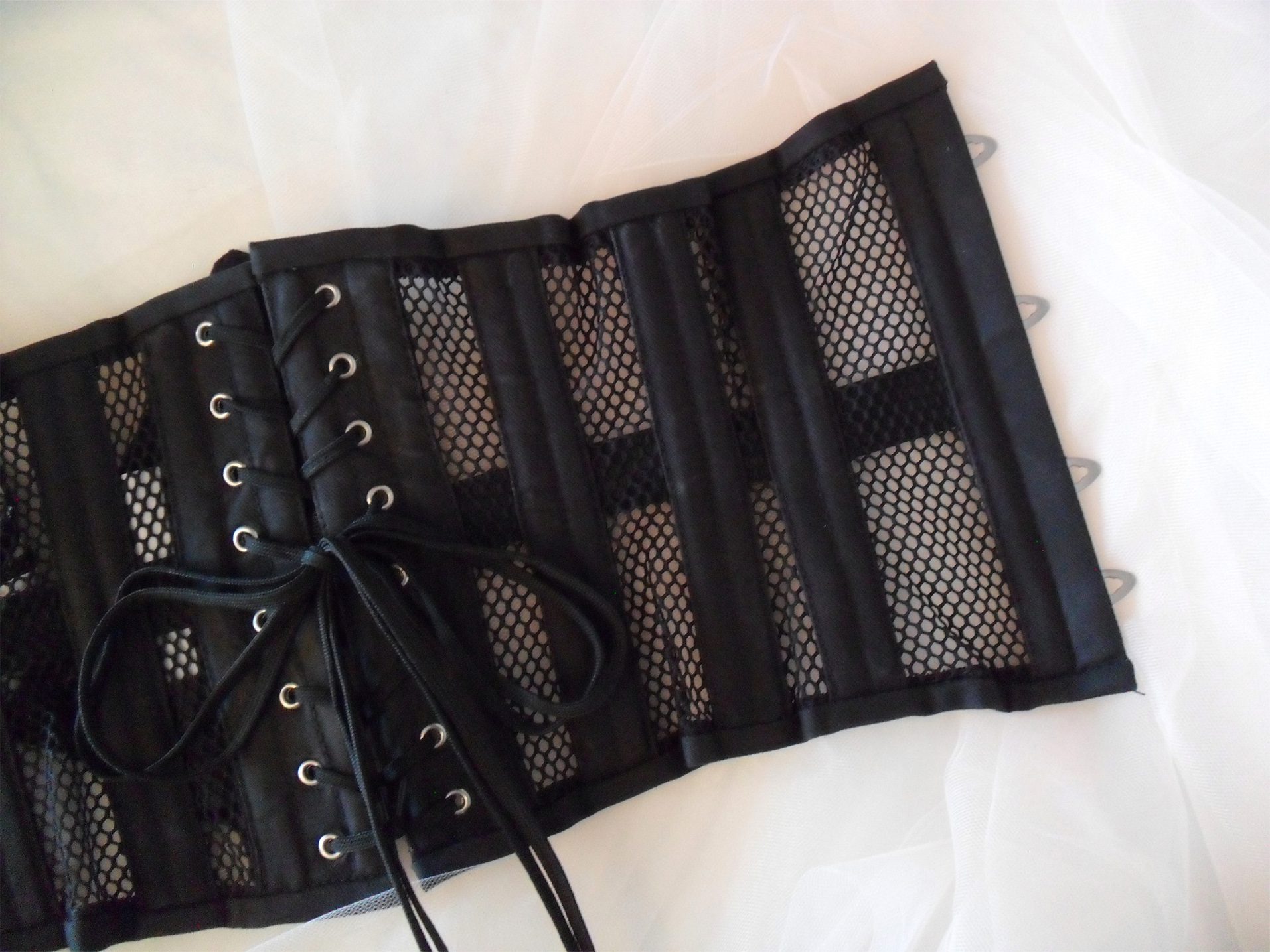 Lexi Black Mesh Corset