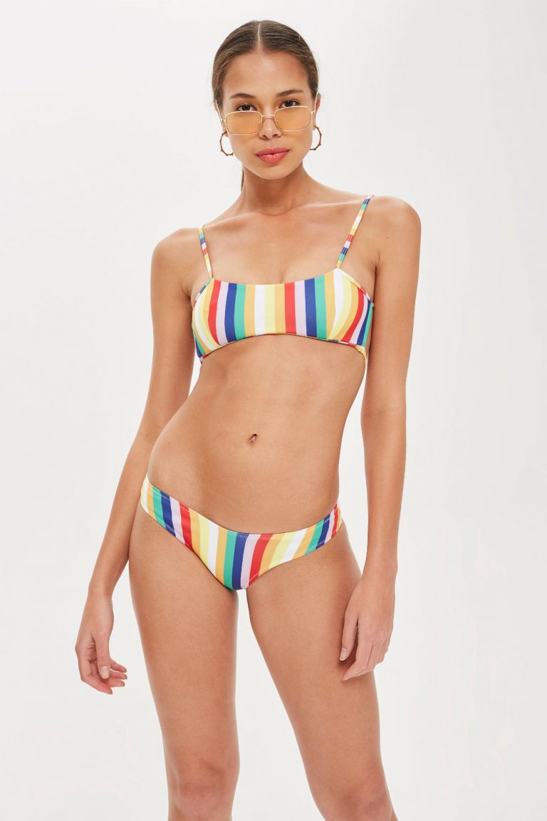 Rainbow Stripe Swim Wear main image 1