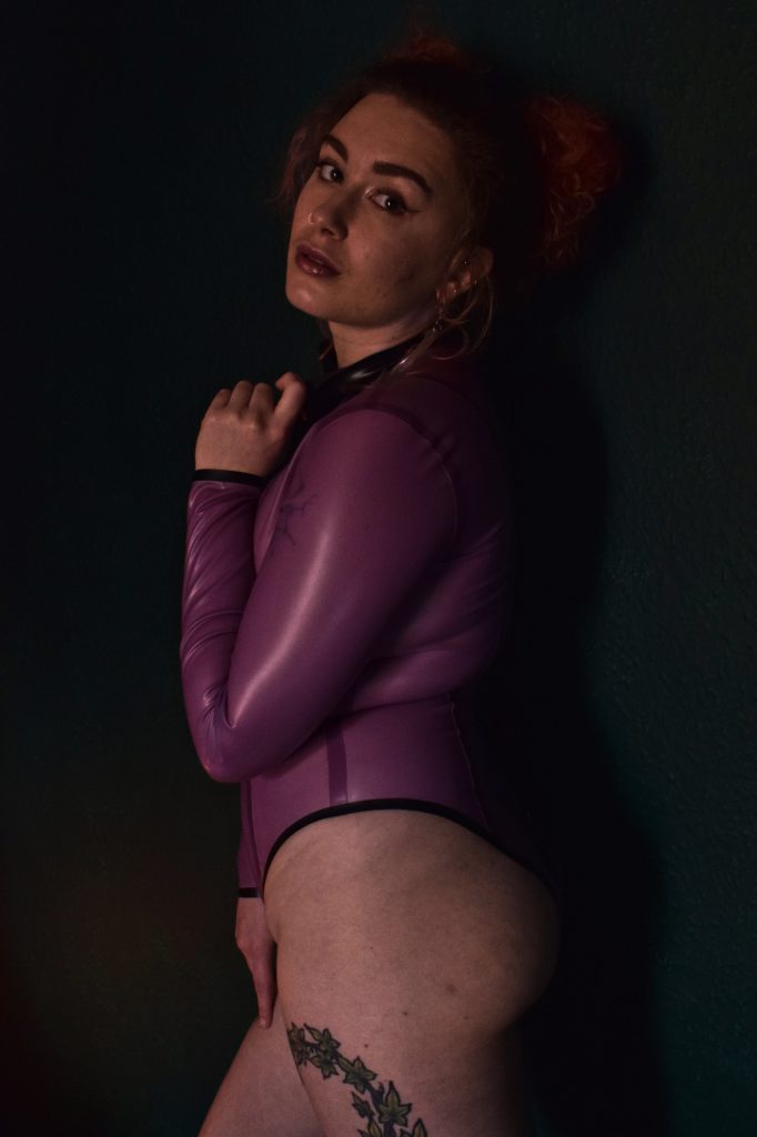 honour cold crystal purple latex bodysuit review