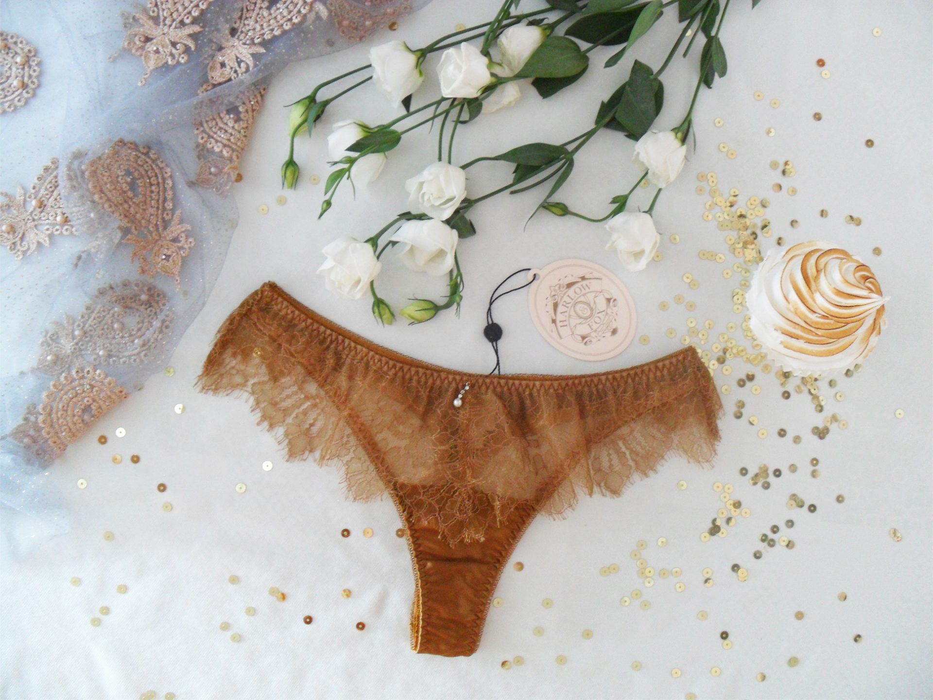 Luxury Lingerie Review: Lucy Jones Silk Bodysuit & French Thong