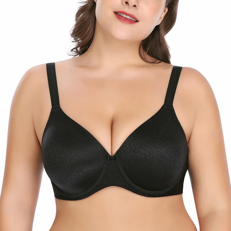 Generous Dim underwire Minimizer Bra black