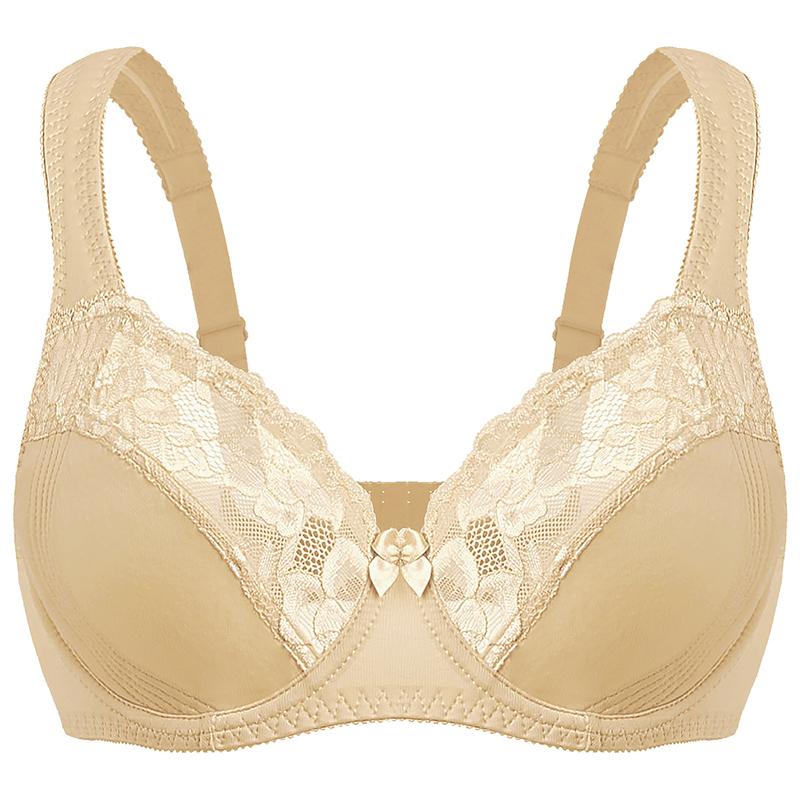 Full Coverage Large Bust Non-Padded Minimizer Bra – WingsLove