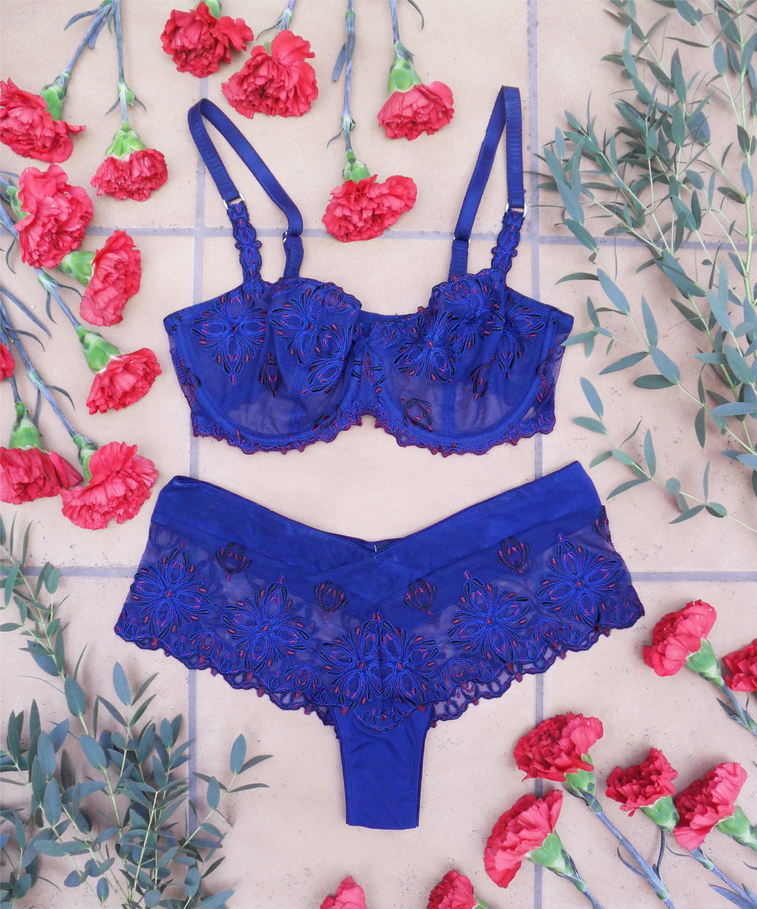 Lingerie Review: Chantelle Champs Elysées Demi-Cup Bra & Hipster