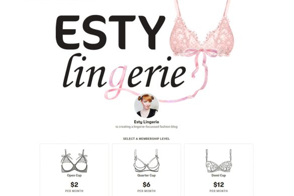 Esty Lingerie is Now on Patreon!