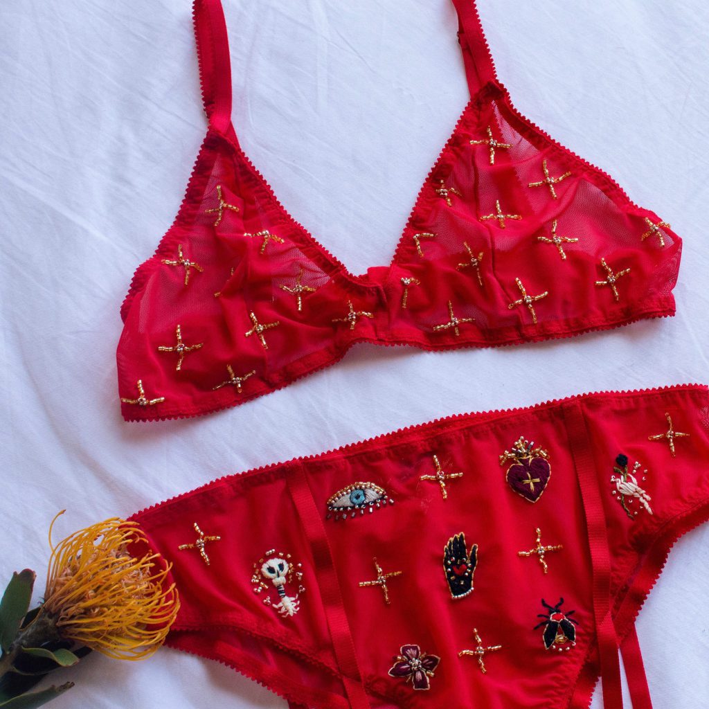 Lingerie I Love: Cygnus Astrological Set by Love & Swans