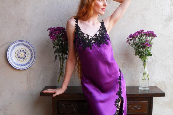 Lingerie Review: Marjolaine Glycine Silk Nightdress