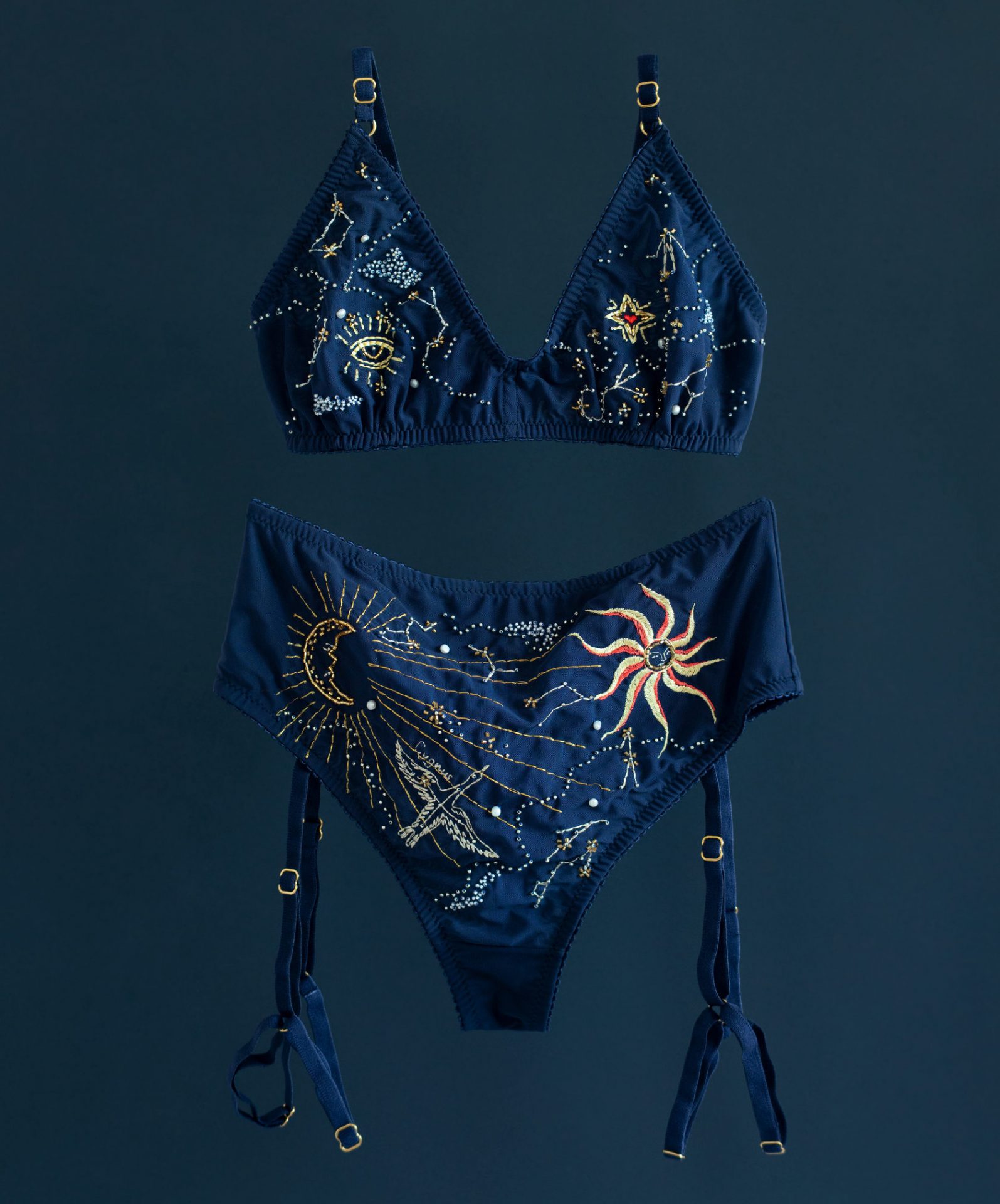 Lingerie I Love Cygnus Astrological Set by Love Swans Esty