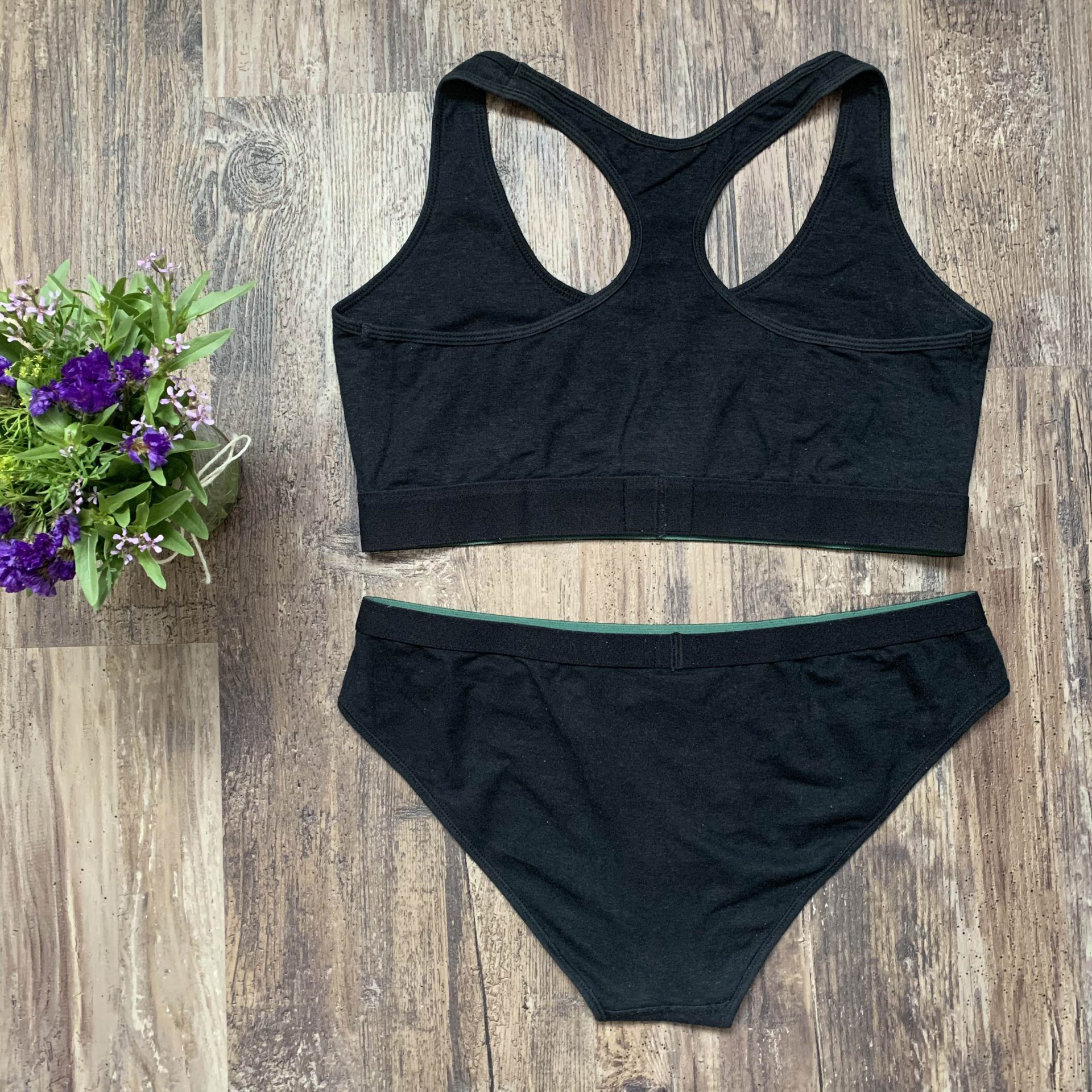 Lingerie Review: WAMA Hemp Racerback Bralette & Bikini Brief