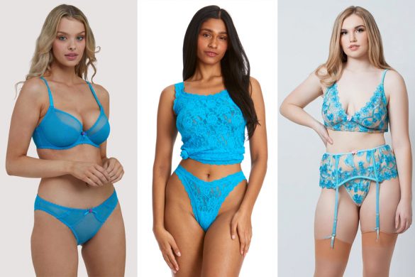 2021 Lingerie Colour Trend: Bright Blue