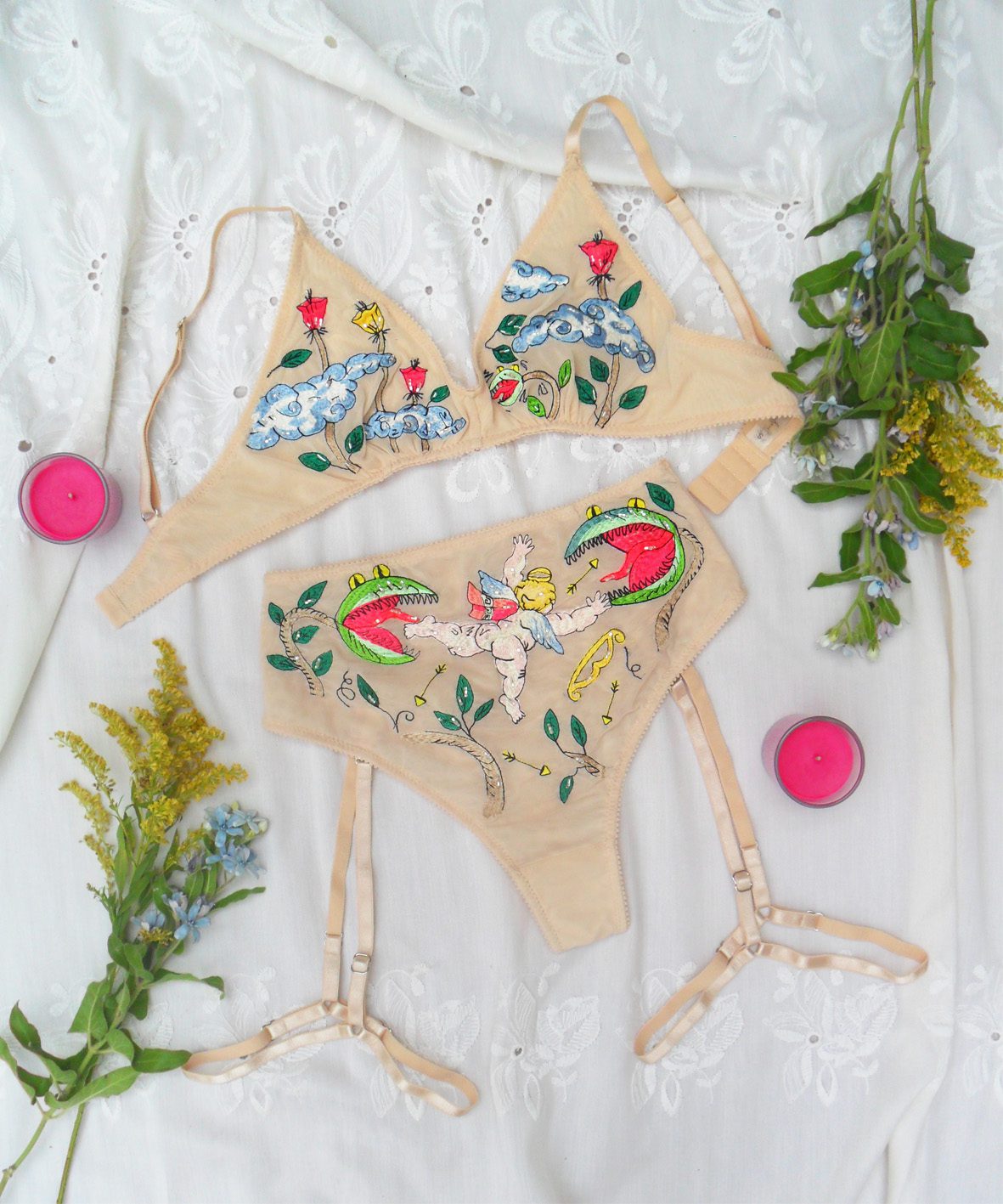 Lingerie Review: Love & Swans Cupid Set