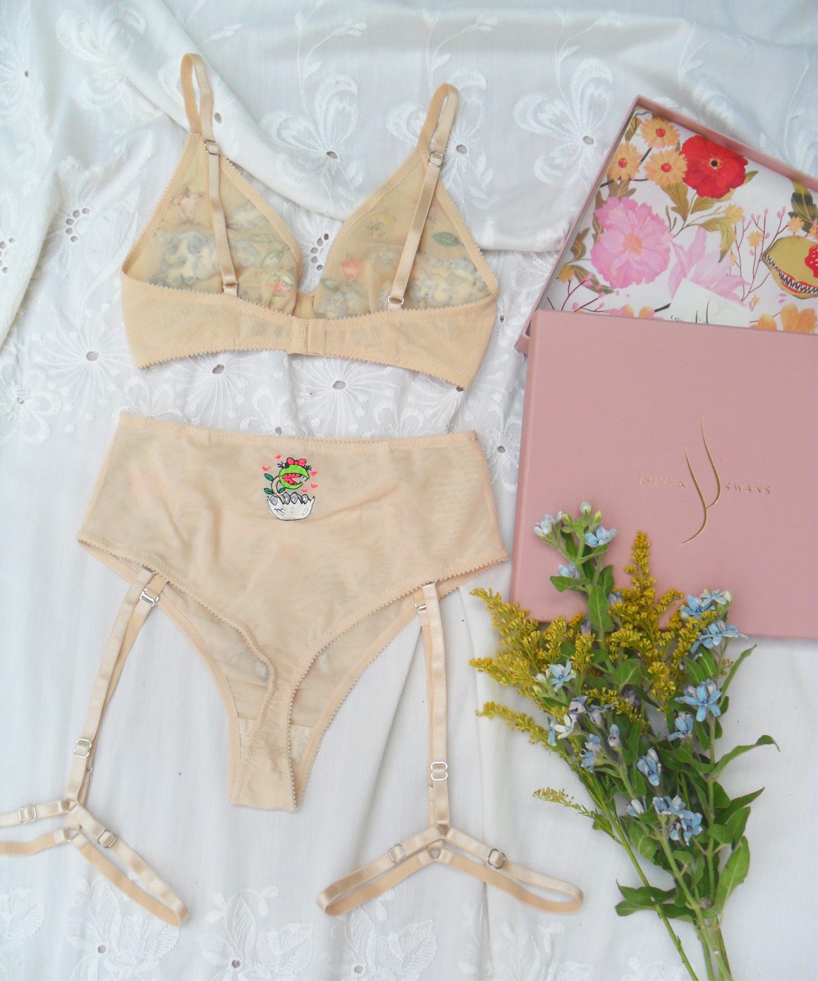 Lingerie Review: Love & Swans Cupid Set