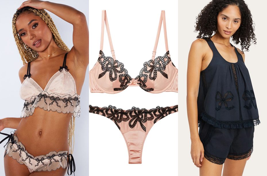 22 Lingerie Looks for People Who Love Bows