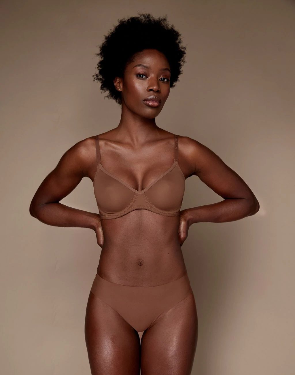 Dark skin nude women