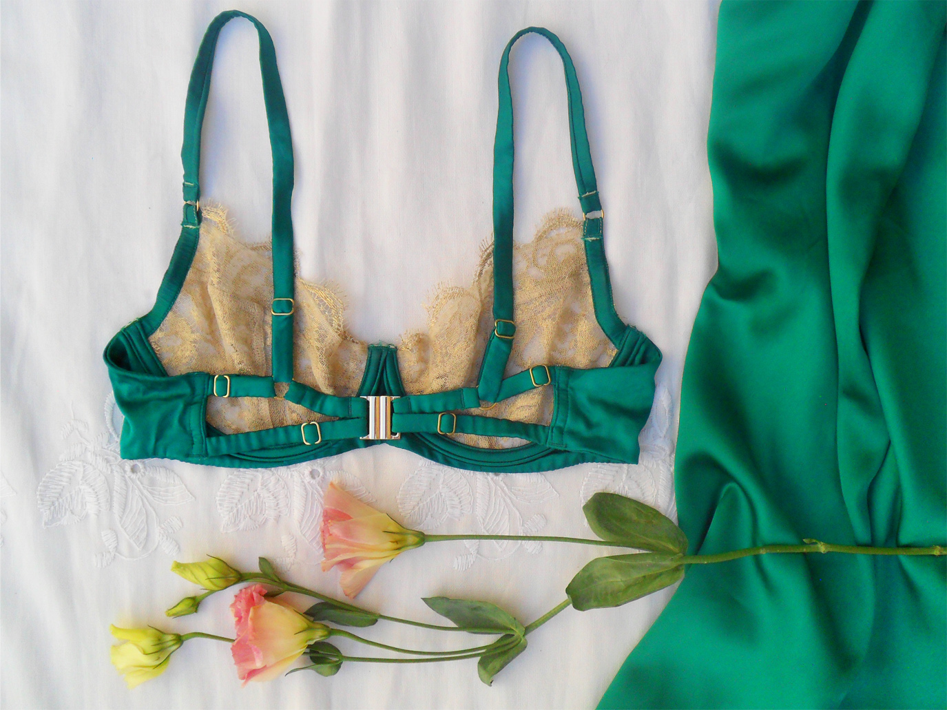 Lingerie Review: Fréolic London Silk & Lace Bra Set