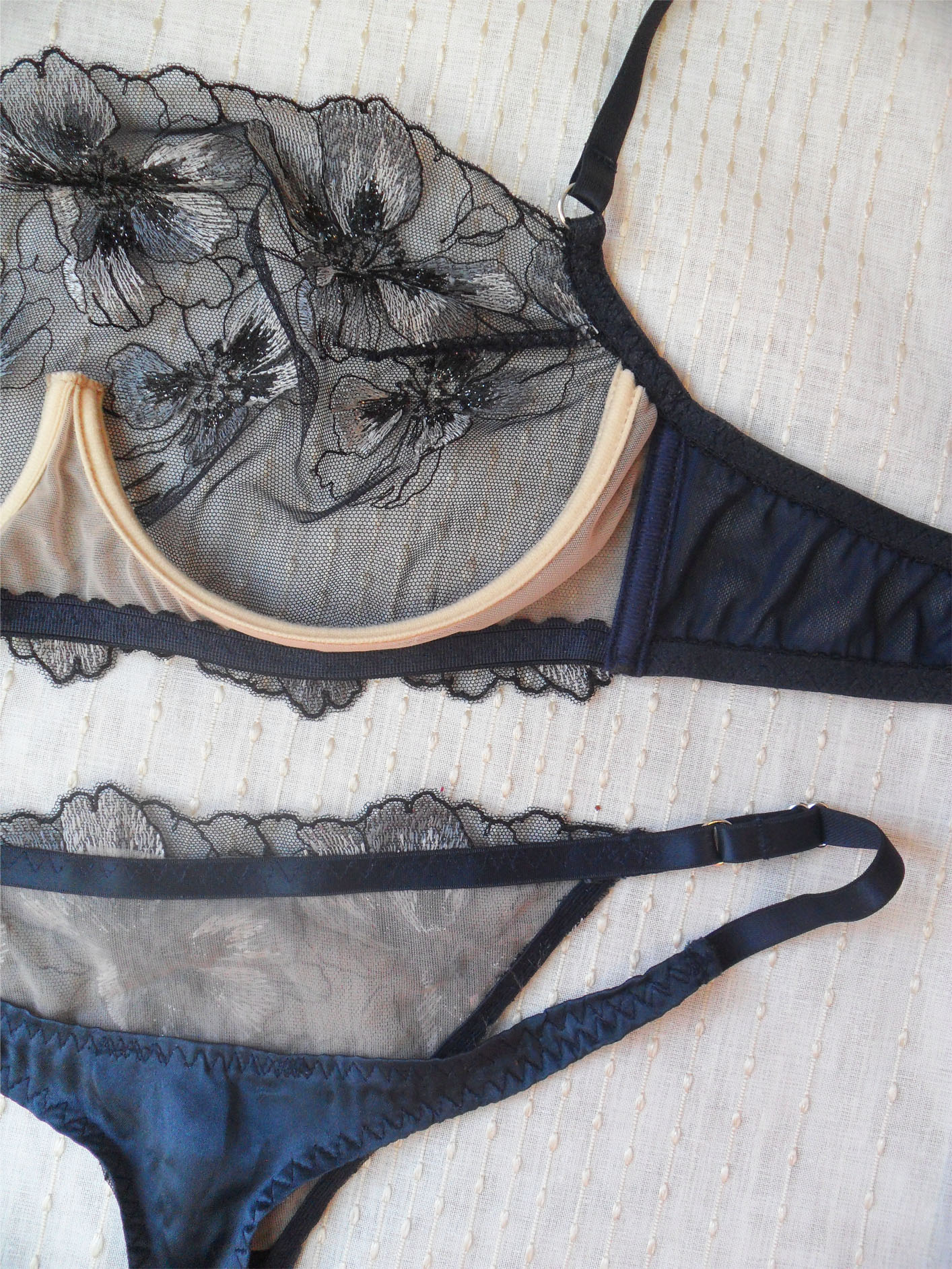 Lingerie Review: Marina V Underwired Bandeau Bra & Thong