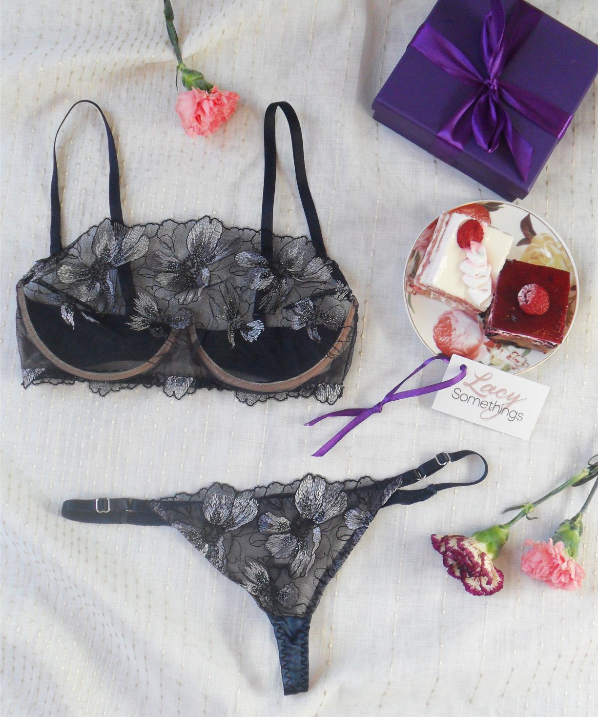 Buy Single Underwear Lace Straps Beauty Back Bralette with Steel