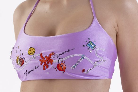 Love & Swans’ Story-Telling Embroideries Come to Swimwear!